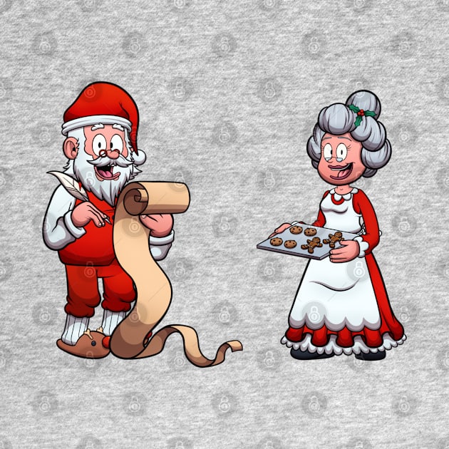 Santa Claus And Mrs. Claus by TheMaskedTooner